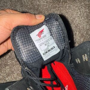red wing shoes (non-metallic toe)